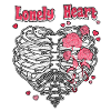 Lonely Heart Skeleton Valentine's Day