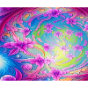 Blumen wirbel