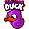 Funny duck I don't give a duck