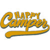 Camper Spruch Happy Camper