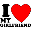 I love my girlfriend - heart