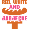 RED AND WHITE BARBECUE FUNNY