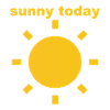 Sunny today