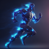 Blue the superhero