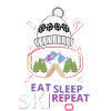 Eat sleep Ski repeat