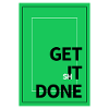 Motivation Get It Done Textdesign