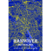 Nachtblaue moderne ästhetische Hannover