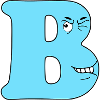 B