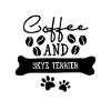 Café et skye terrier