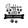 Café et lapphound finlandais