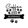 Coffee and goldendoodle