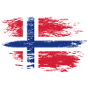 Norway flag used