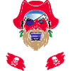 Pirate skull design
