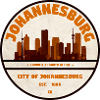 Retro Badge Johannesburg Skyline