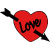 love heart arrow