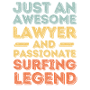Lawyer surfing retro