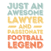 Lawyer football retro