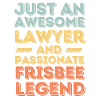 Lawyer Frisbee retro
