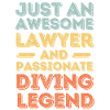 Lawyer Diving retro