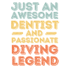 Dentist diving retro