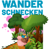die Wanderschnecken blau