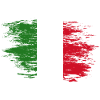 Drapeau de l’Italie utilisé