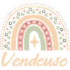 Cadeau Vendeuse. Boho Rainbow vendeuse.