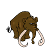 Grouchy mammoth