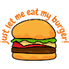 Laissez-moi manger mon hamburger