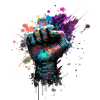 Paint Effect Fist