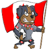 Canadian Fan Dog
