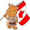 Canada Fan Cat