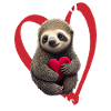 Sloth Sloths Happy Valentines Day