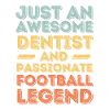 Dentist football retro