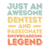 Dentist Snowboarding retro