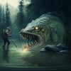 Scarry Fisherman