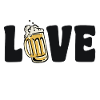love bier Bierkrug