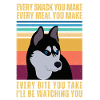 WATCHING HUSKY