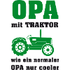 Opa mit Traktor