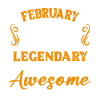 February 1963 Legends Birthday Gift
