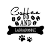 Café et labradoodle