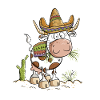 Mexico Cow Cartoon
