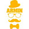 Hipster mustache Schnauzer melon Armin