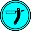 Shaving Barber Circle