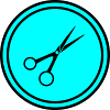 Scissors Barber Circle