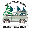 Altes 4x4 im Schnee