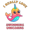 ich liebe schwimmende Einhörner