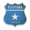 Boorama Somalia coat of arms flag design