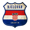 Bjelovar Croatia flag crest design