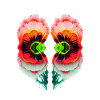 Psychedelische Mohnblüten